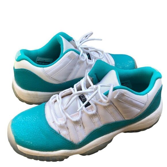 Rare 2013 air jordan 11 retro low aqua safari size 8 - Picture 3 of 16